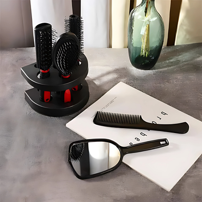 SET DE PEINES, CEPILLOS Y ESPEJO – Todo lo que necesitas para cuidar tu cabello en un solo kit