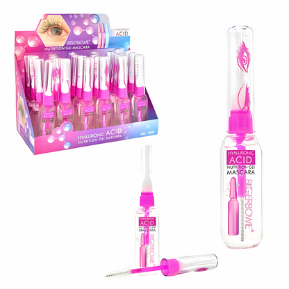 MÁSCARA DE PESTAÑAS Y CEJAS DE ÁCIDO HIALURÓNICO Pack 2Und. – Nutrición y volumen que transforman tu mirada