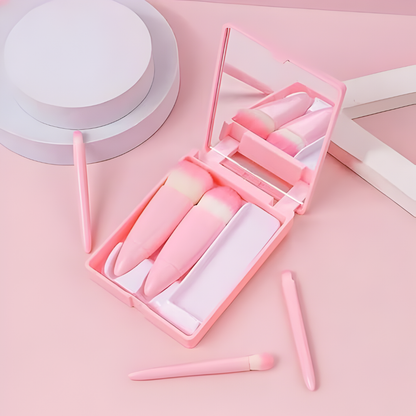 SET DE BROCHAS PARA MAQUILLAJE – Aplicación precisa, acabado profesional y maquillaje perfecto