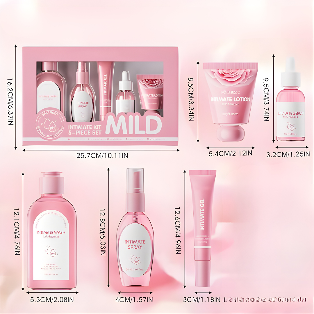 KIT INTIMO ROSA – Frescura delicada, higiene suave y cuidado íntimo diario