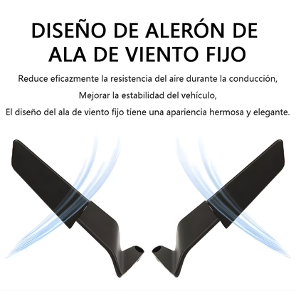 RETROVISOR TIPO ALERÓN – Estilo deportivo, visión amplia y conducción más segura