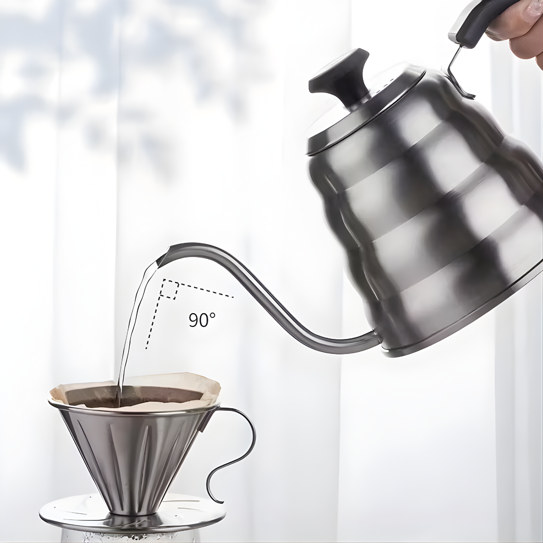 JARRA DE 1 LITRO CON CUELLO DE GANSO – Precisión y estilo para amantes del café artesanal