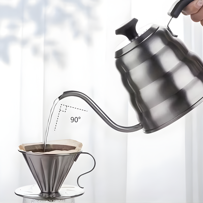 JARRA DE 1 LITRO CON CUELLO DE GANSO – Precisión y estilo para amantes del café artesanal