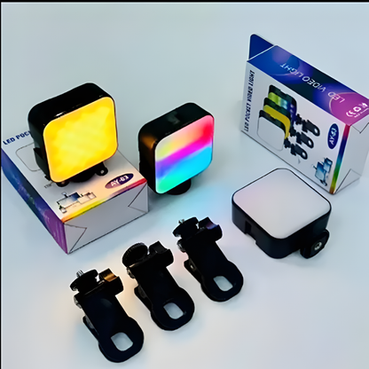 LED POCKET LIGHT – Iluminación portátil, colores RGB y brillo profesional siempre al alcance de tu mano