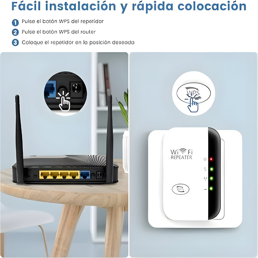 REPETIDOR DE WIFI – Maximiza tu señal fácil y rápido