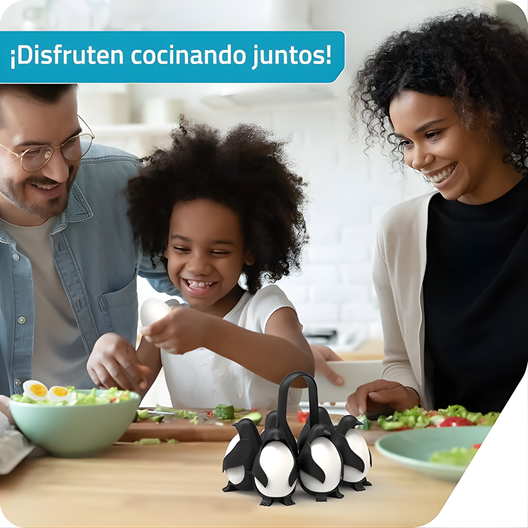 COCEDOR DE HUEVOS PINGÜINOS – Cocina práctica, diseño adorable y huevos perfectamente cocidos sin esfuerzo