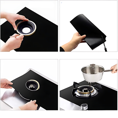 PROTECTOR DE ESTUFA DE GAS (PACK x2) – Cocina más limpia, protección duradera y limpieza sin esfuerzo