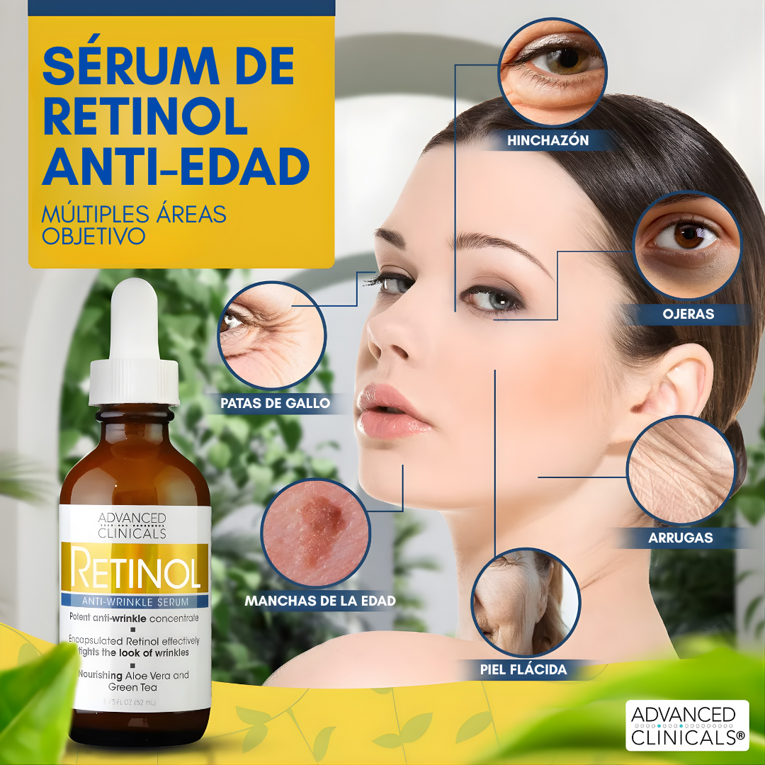 RETINOL SERUM – Piel más firme, líneas suavizadas y renovación visible cada día