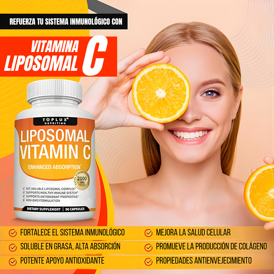 TOPLUX LIPOSOMAL VITAMIN C – Protección, energía y juventud desde el interior