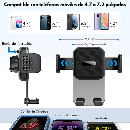 SOPORTE PARA CELULAR – Seguridad y comodidad para tu viaje