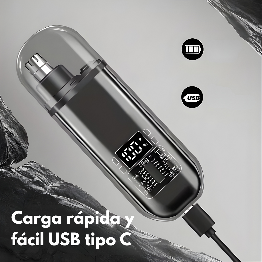 CORTADOR DE VELLO NASAL – Precisión segura, higiene personal y cuidado discreto en segundos
