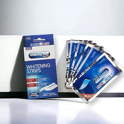 WHITENING STRIPS TIRAS BLANQUEADORAS – Sonríe con seguridad y dientes más blancos