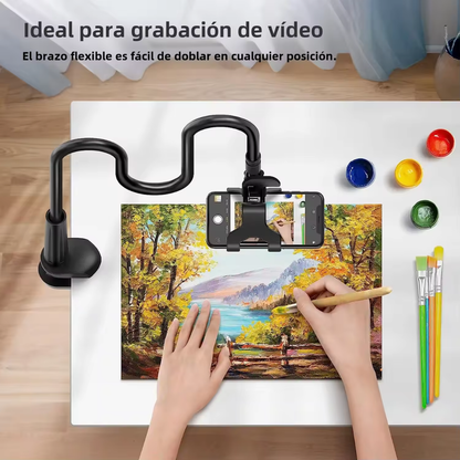 SOPORTE FLEXIBLE PARA CELULAR CON PINZA – Manos libres, ángulo perfecto y comodidad total en cualquier espacio