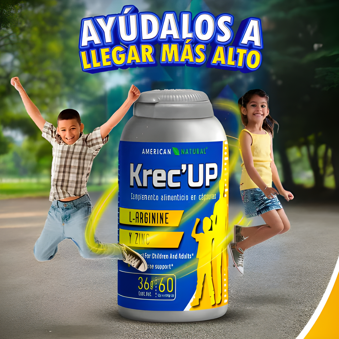 KREC UP – Energía, fuerza y rendimiento en cada cápsula