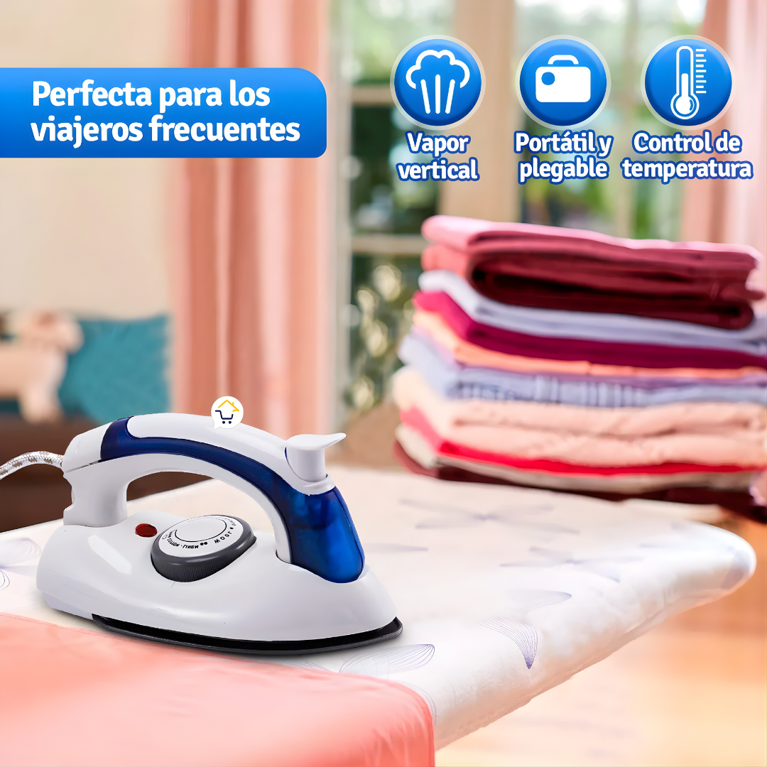PLANCHA DE ROPA SMART PORTÁTIL – Planchado rápido, vapor eficiente y ropa impecable en cualquier lugar