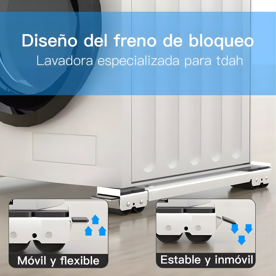 RODOS PARA MOVER – Ajuste perfecto, movilidad total y soporte seguro para tus electrodomésticos