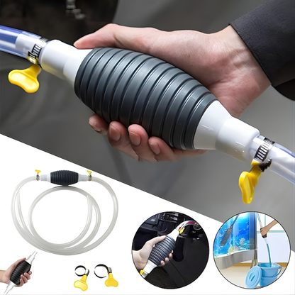 SIFÓN MANUAL – Transferencia segura, control total y solución práctica para combustibles y líquidos