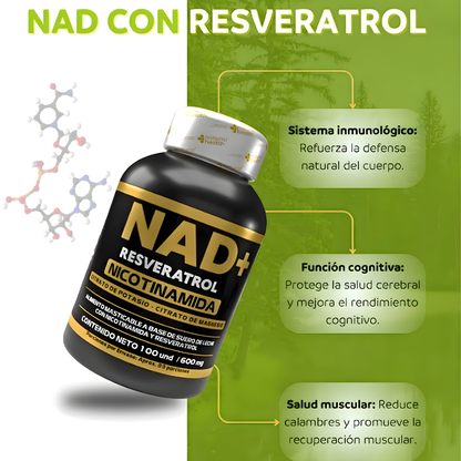 RESVERATROL – Energía celular, longevidad y bienestar desde el interior