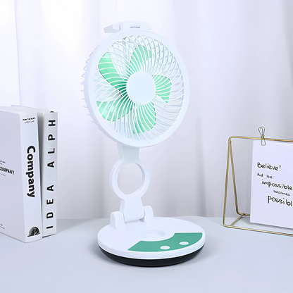 VENTILADOR FOLDEABLE – Frescura portátil en cualquier lugar