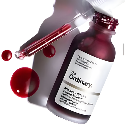 ORDINARY SOLUCIÓN EXFOLIANTE DE AHA 30% + BHA 2% – Renovación profunda y piel visiblemente más joven