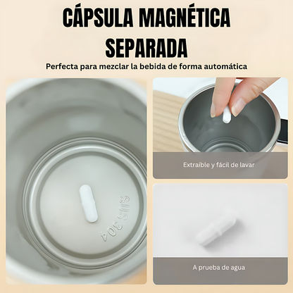 TAZA MEZCLADORA AUTOMÁTICA – Mezcla perfecta, comodidad diaria y bebidas sin esfuerzo