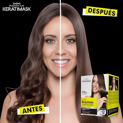 KIT ALISADO BRASILEÑO + TRATAMIENTO POST-ALISADO – Cabello liso, suave y sin frizz con resultados de salón desde casa