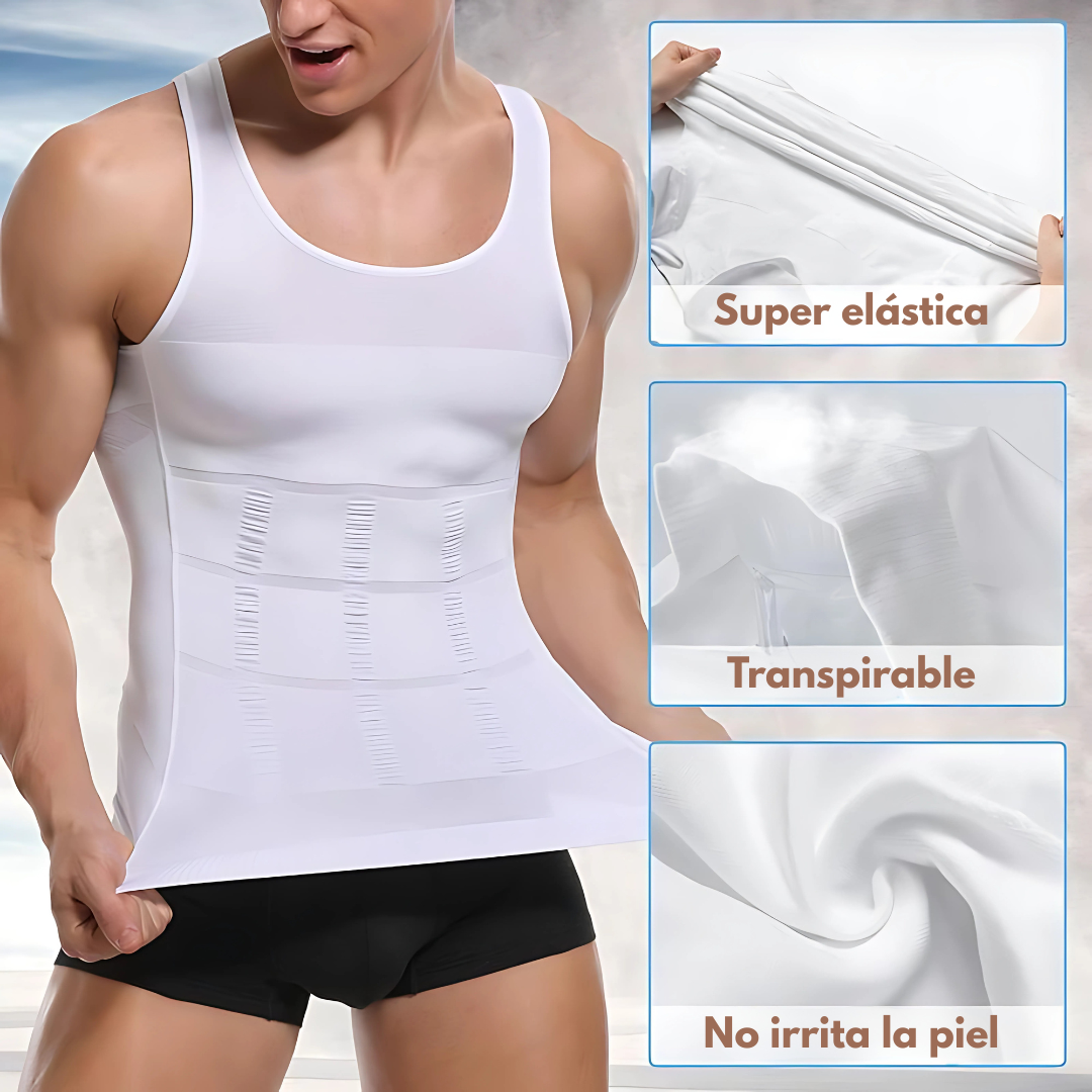CAMISETA DE COMPRESIÓN UNISEX – Reduce medidas, mejora postura y estiliza tu figura