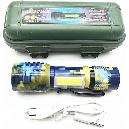 2 LINTERNAS RECARGABLE – Doble potencia, doble seguridad
