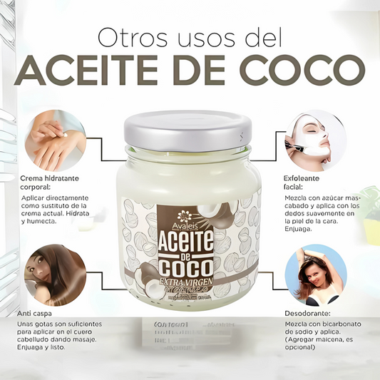 ACEITE DE COCO 100% ORGÁNICO – Nutrición y cuidado desde la raíz hasta la piel