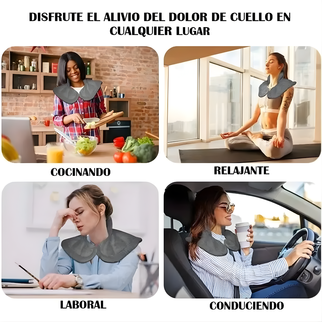 MANTA ALIVIA DOLOR CUELLO HOMBRO Y ESPALDA – Calor reconfortante, relajación profunda y bienestar muscular