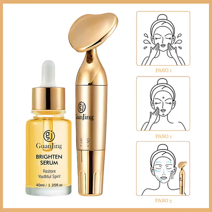 SERUM HIDRATANTE Y MASAJEADOR FACIAL – Hidratación profunda y efecto antiedad en un solo paso