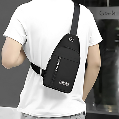 MOCHILA CRUZADA SPORT NEGRA – Comodidad y estilo en cada movimiento