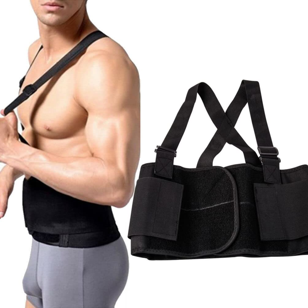 TITAN BELT SOPORTE DE TRABAJOS & GYM XL NEGRO UNISEX – Protección, fuerza y estabilidad para tu zona lumbar