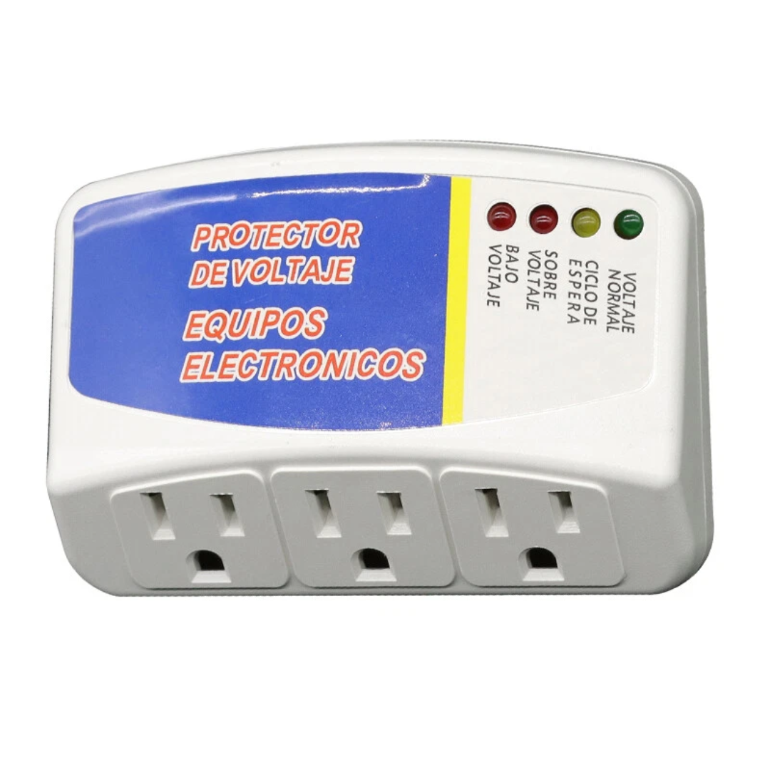 PROTECTOR DE VOLTAJE 3 ENTRADAS – Seguridad y estabilidad para tus equipos eléctricos