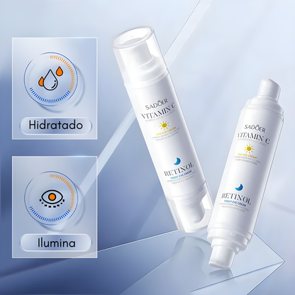 RETINOL PARA CONTORNO DE OJOS 2 EN 1 – Rejuvenece y revitaliza tu mirada día y noche