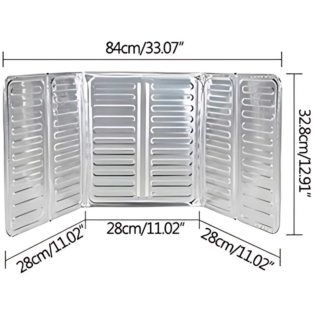 PROTECTOR ALUMINIO COCINA – Cocina limpio, sin grasa en las paredes