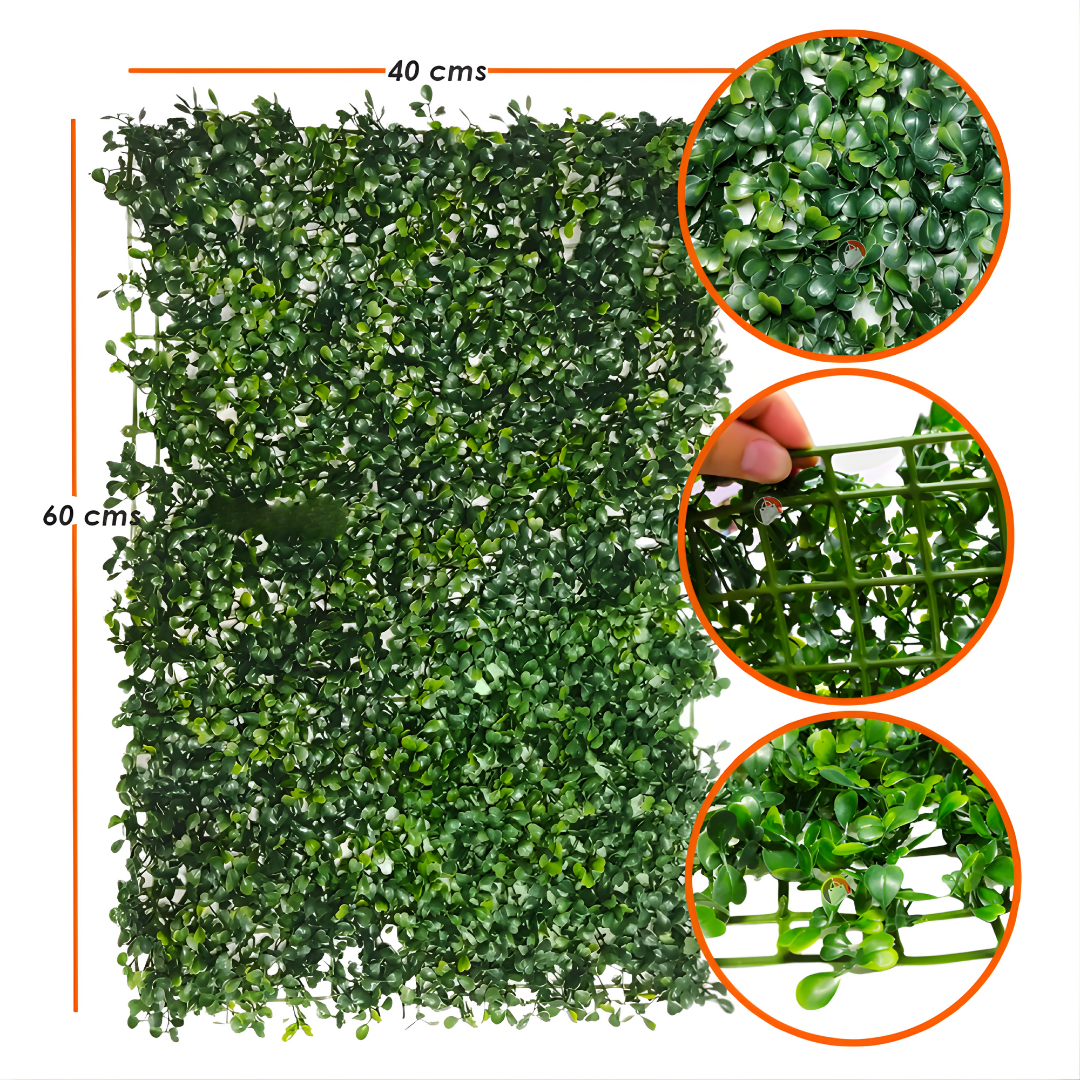 FOLLAJE SINTÉTICO 40X60 CM – Verde natural todo el año, decoración elegante y cero mantenimiento