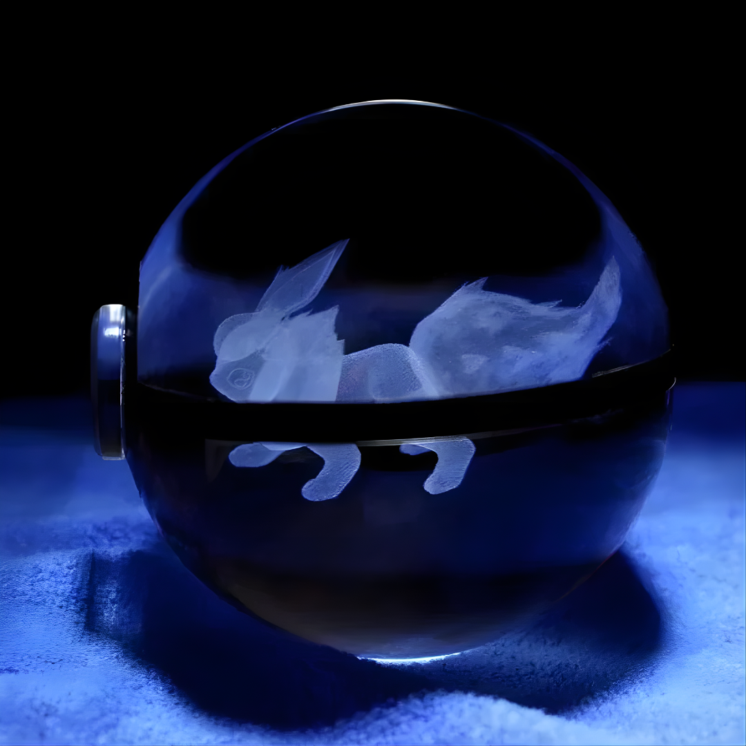 POKEBALL CRISTAL 3D LUMINOSA – Magia, luz y colección en una esfera legendaria