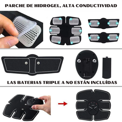 Electroestimulador Muscular CorePulse - Define tu abdomen sin largas rutinas de gimnasio.