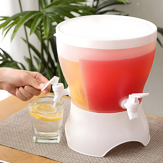 DISPENSADOR DE BEBIDAS 3 EN 1 – Servido práctico, conservación fresca y organización en un solo sistema