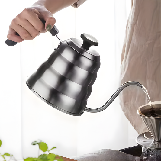 JARRA DE 1 LITRO CON CUELLO DE GANSO – Precisión y estilo para amantes del café artesanal