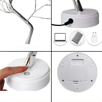 ÁRBOL DE LUZ MÁGICO – Decoración encantadora, ambiente relajante y luz cálida para transformar cualquier espacio