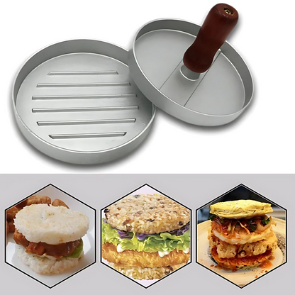 MOLDE PARA HACER TORTAS DE HAMBURGUESAS – Perfectas, firmes y listas en segundospia)