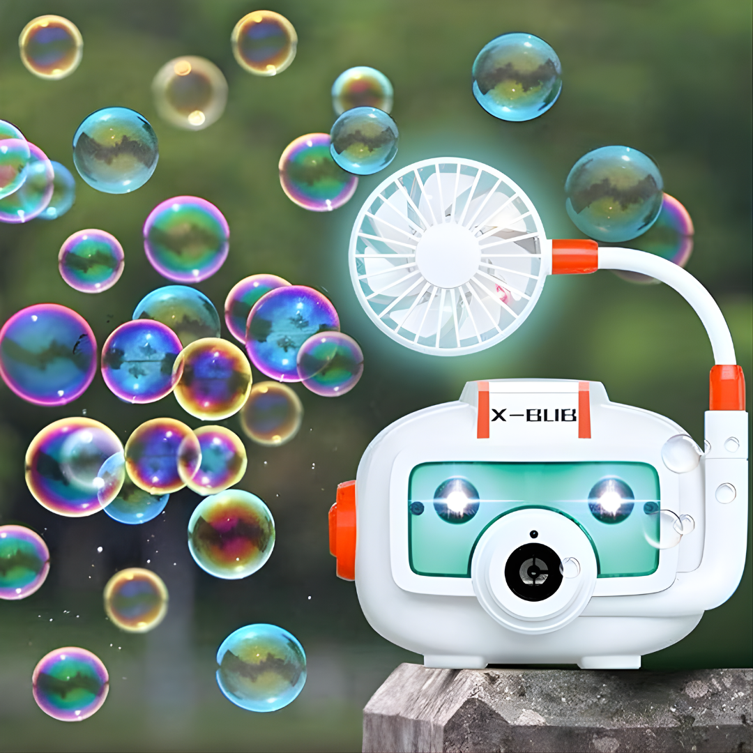 BUBBLE CAMERA – Diversión infinita, burbujas mágicas y un juguete que encanta a niños de todas las edades