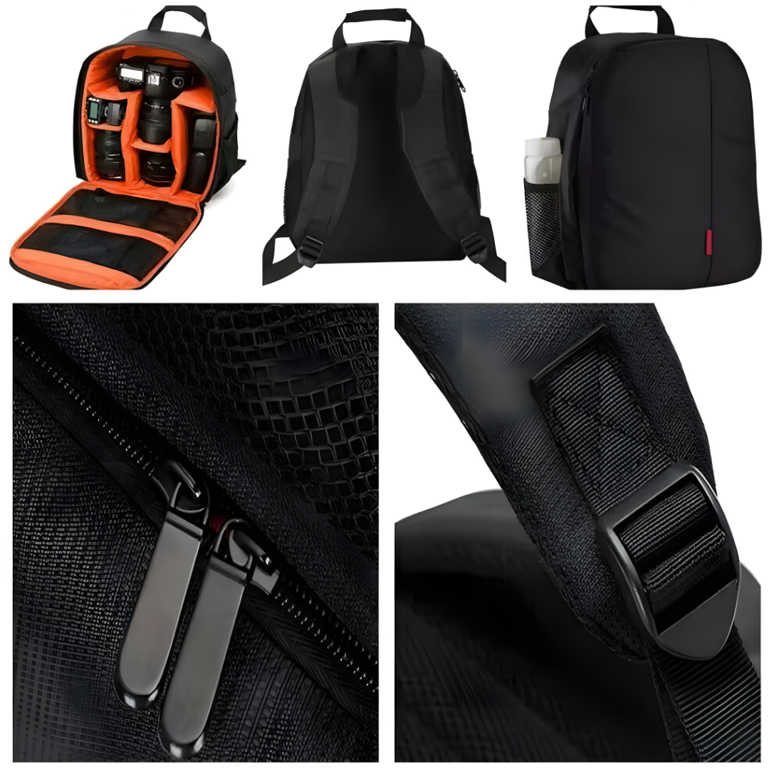 MOCHILA PARA CÁMARA PROFESIONAL – Protección segura, organización inteligente y comodidad en cada salida
