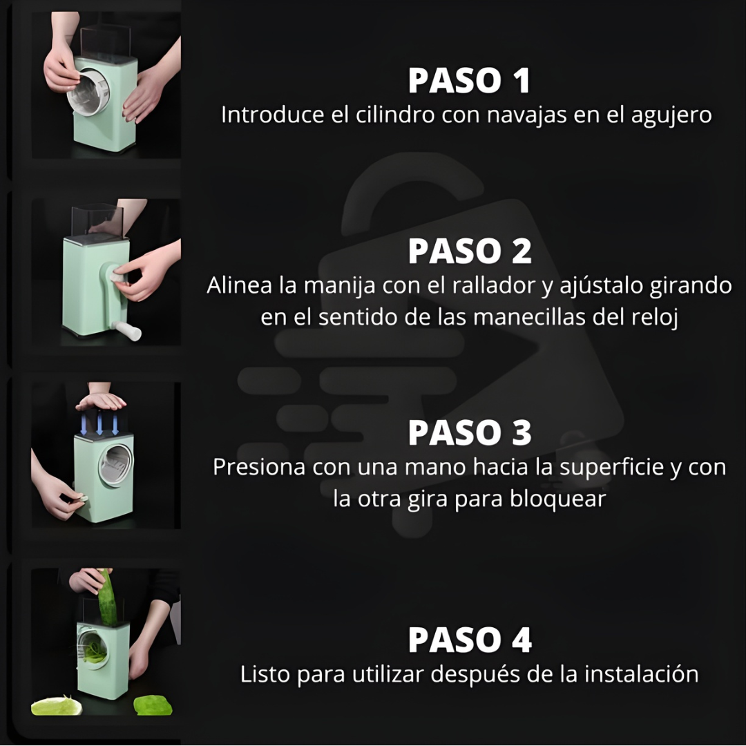 CORTADOR MANUAL DE ALIMENTOS – Corte rápido, seguridad total y practicidad diaria en tu cocina