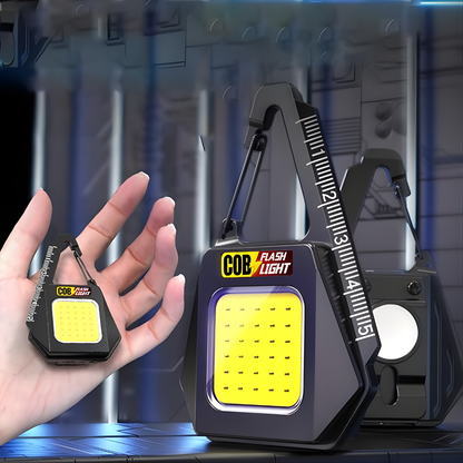 LINTERNA COB 5 EN 1 – Versatilidad y potencia en la palma de tu mano