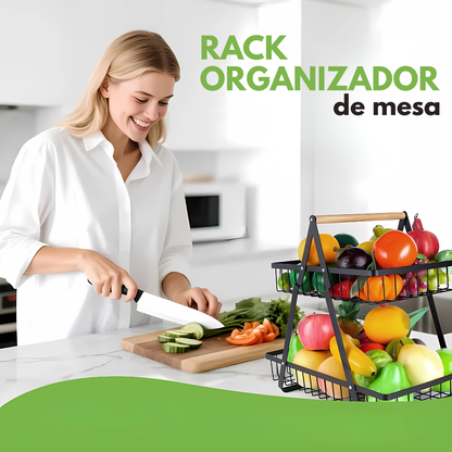 RACK ORGANIZADOR – Maximiza el espacio en tu cocina o sala