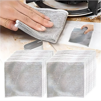 TRAPOS DE ALAMBRE MULTIUSOS (PACK X5) – Limpieza profunda sin rayar tus superficies