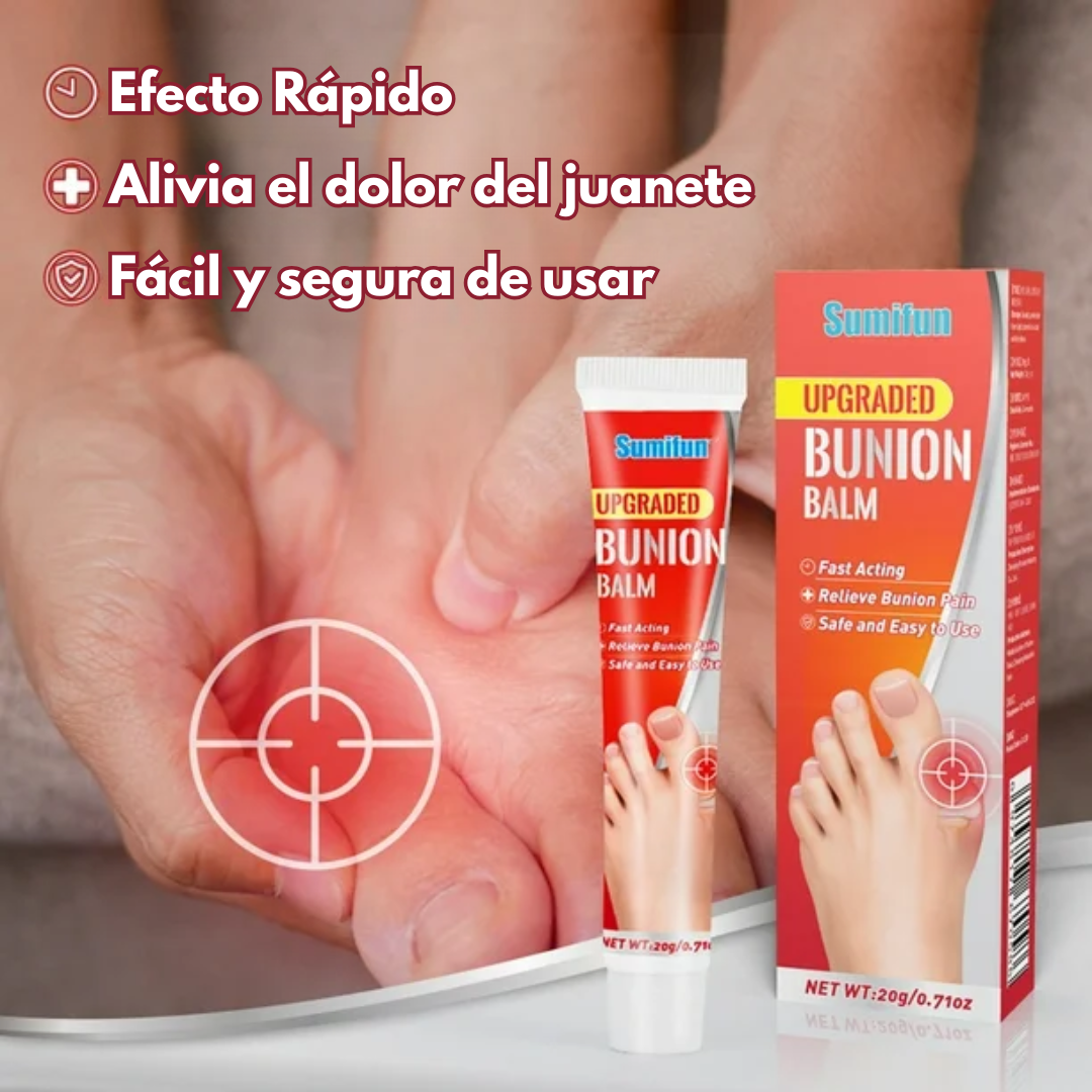 BONION CREMA PARA ALIVIO DE JUANETES – Calma, suaviza y mejora la movilidad de tus pies